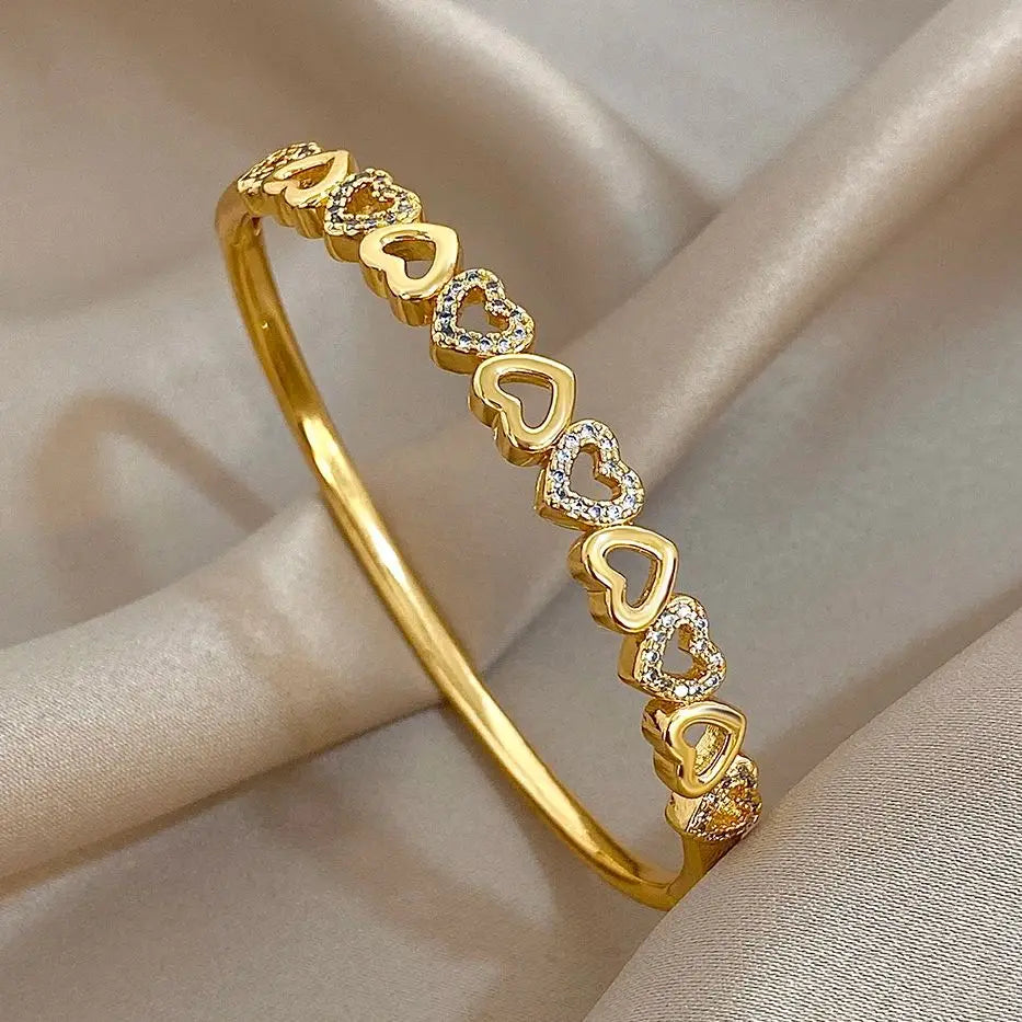 Heart Chain Bracelet