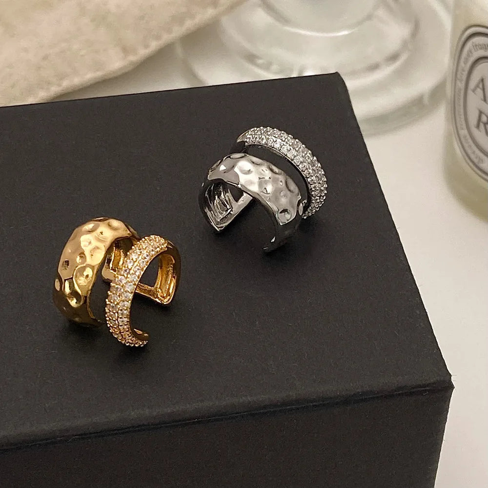 Exquisite Premium Metal Double Layered Ear Bone