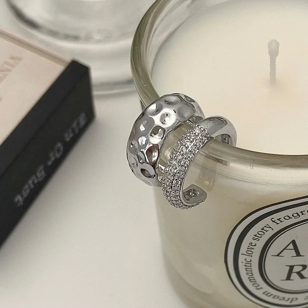 Exquisite Premium Metal Double Layered Ear Bone
