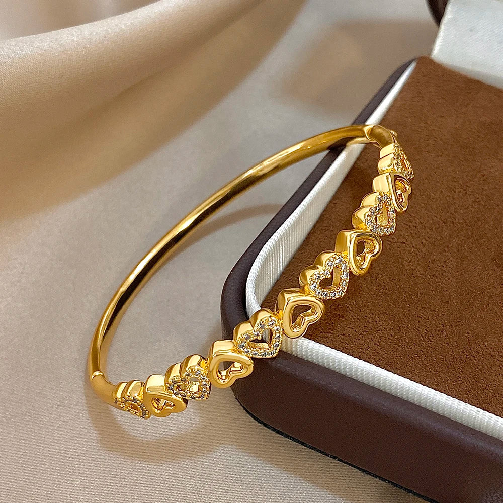 Heart Chain Bracelet