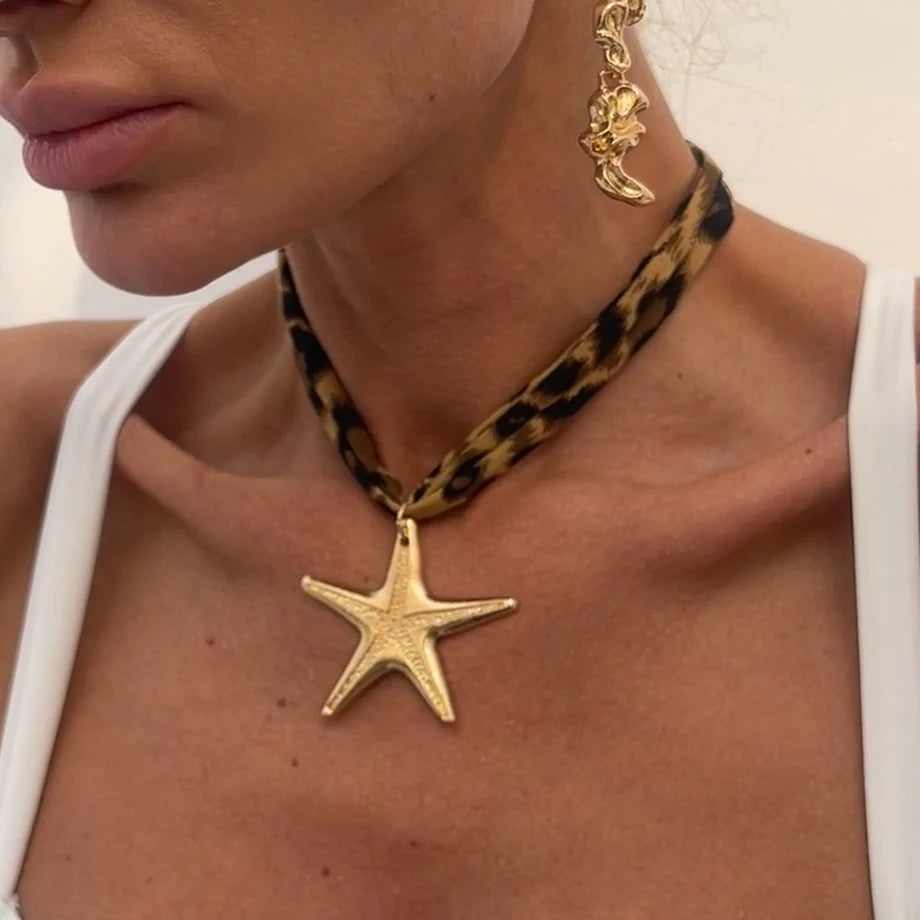 Ocean Leopard Starfish Choker