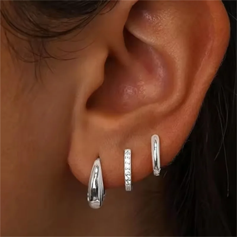 Trio Star" Earring Set - 3 Pieces
