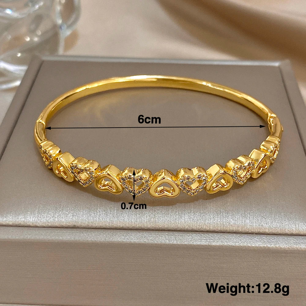 Heart Chain Bracelet