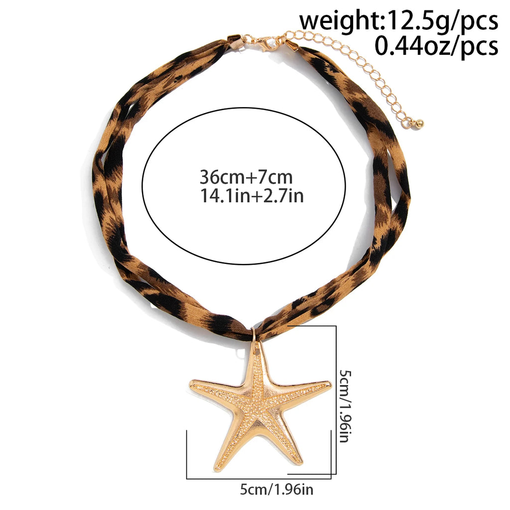 Ocean Leopard Starfish Choker