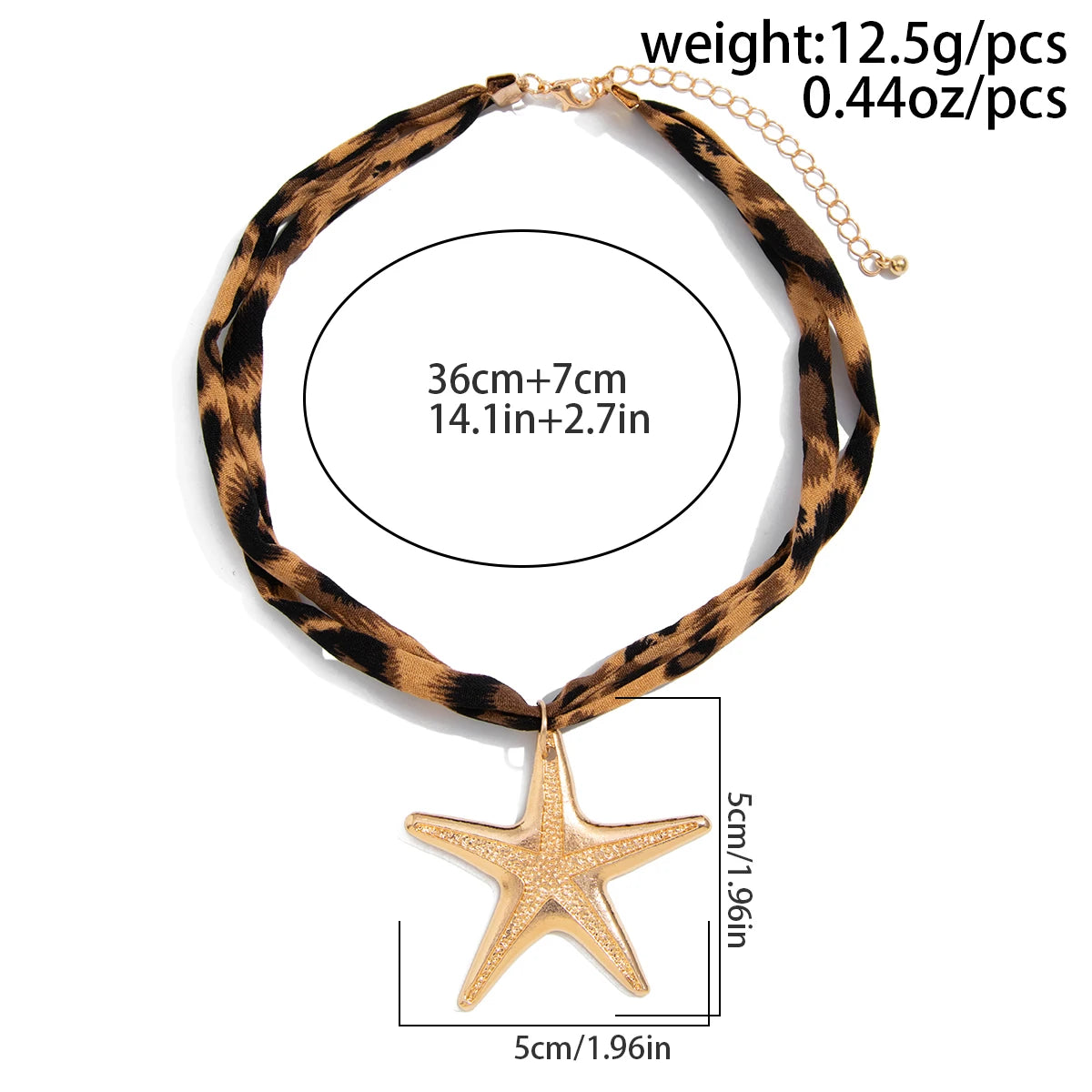 Ocean Leopard Starfish Choker