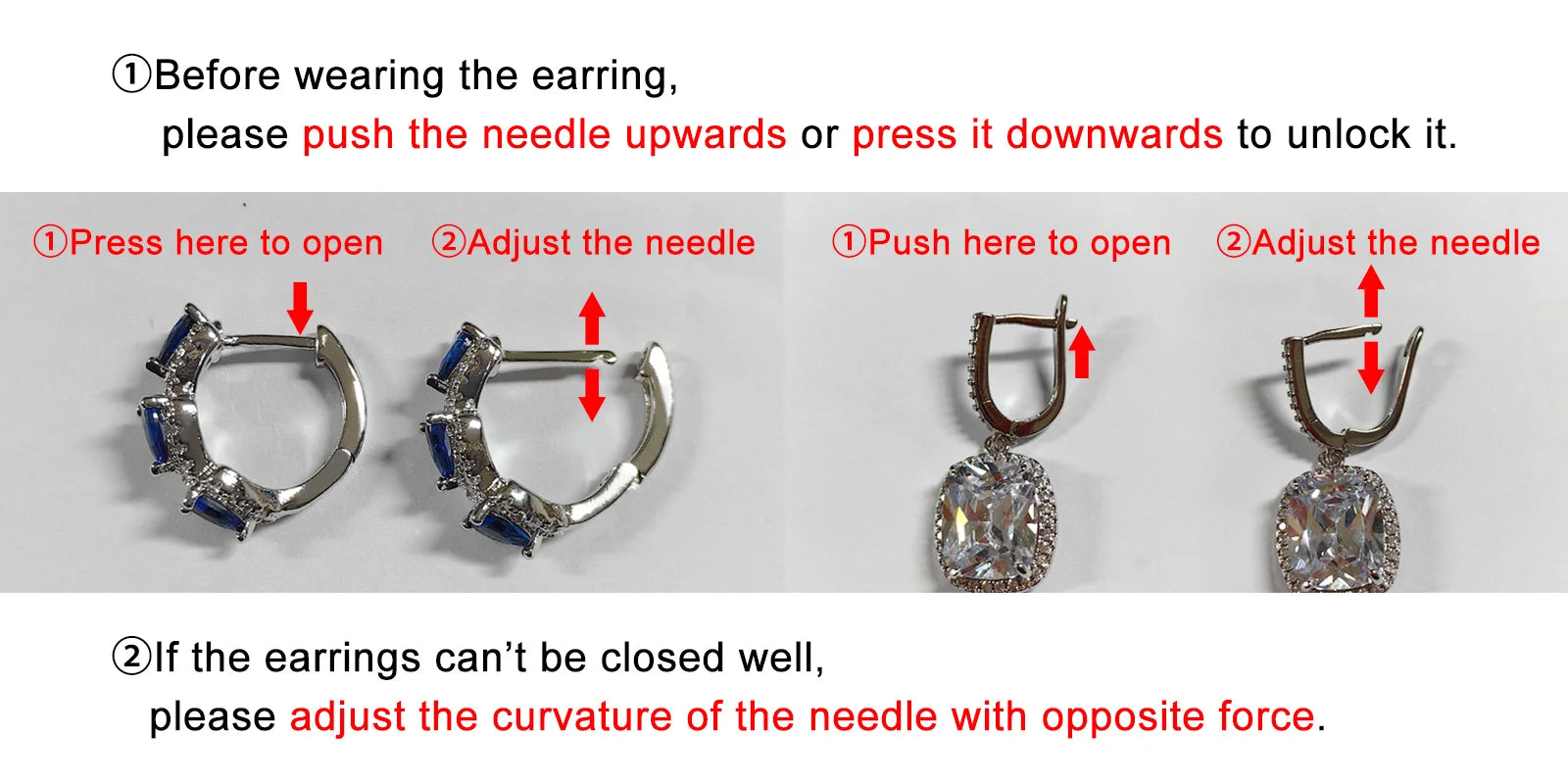 Golden Rectangle Pave Earring