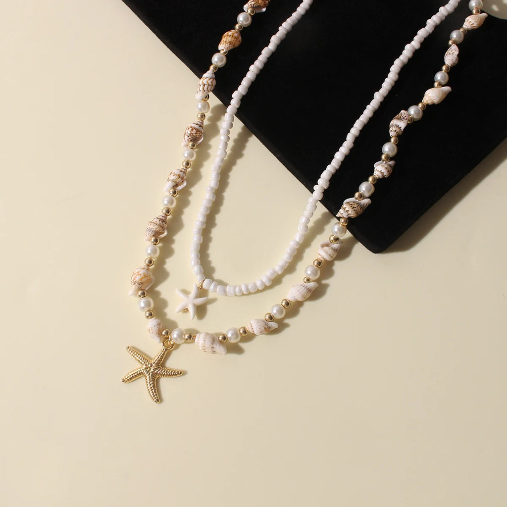 Double Layer Starfish Choker