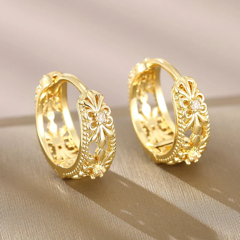 Filigree Royal Hoops