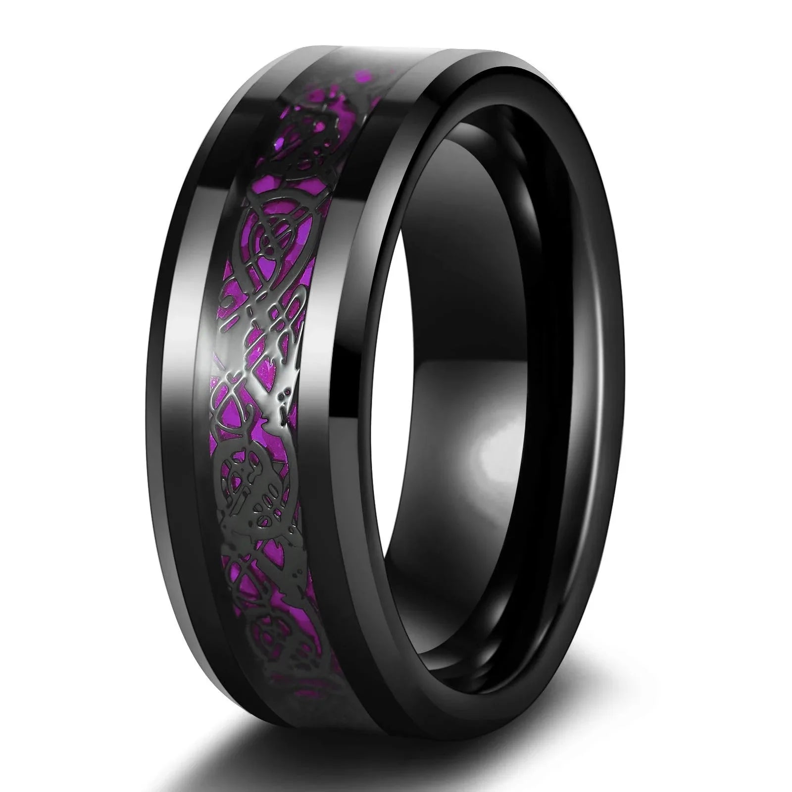 Romantic Women Heart Blue Rings