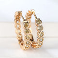 Royal Pave Hoop Earrings