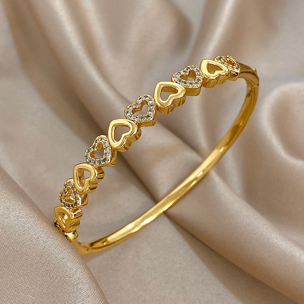 Heart Chain Bracelet
