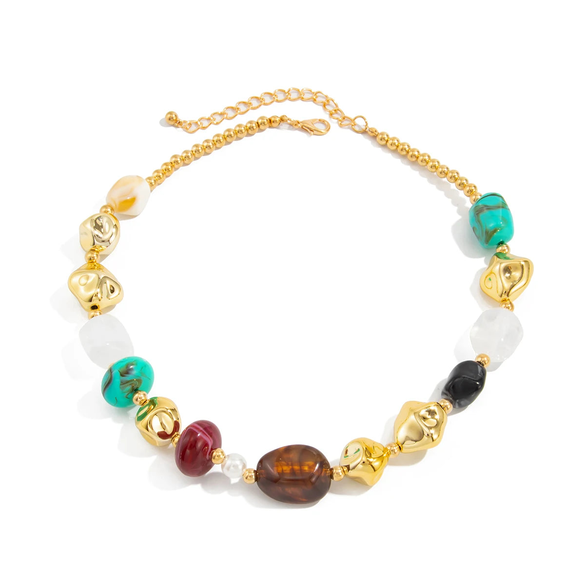 Boho Resin Stone Necklace