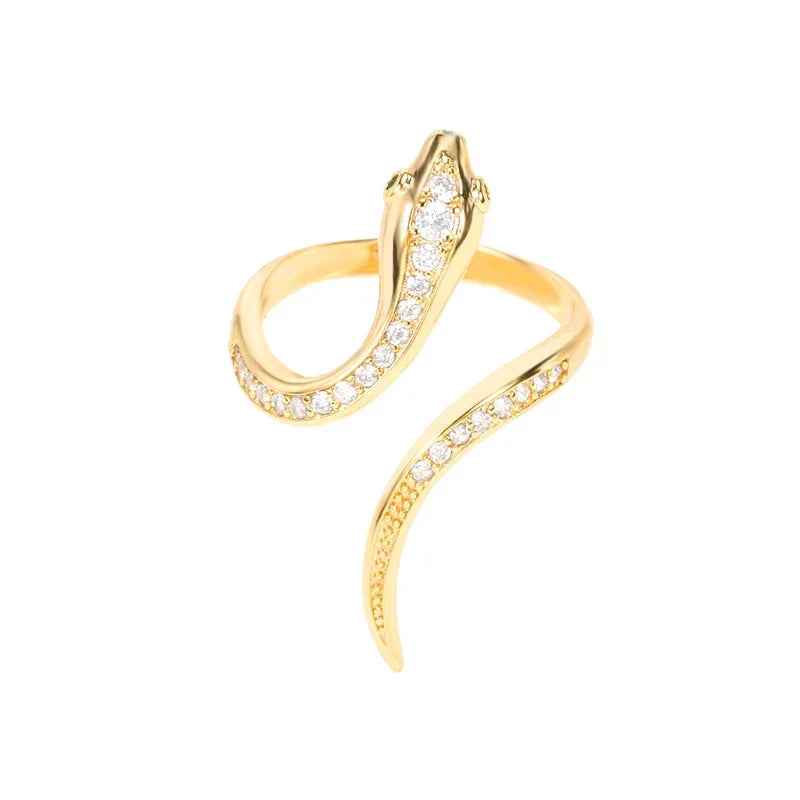 Stainless Steel Rings for Women Aesthetic Heart Gold Color Wedding