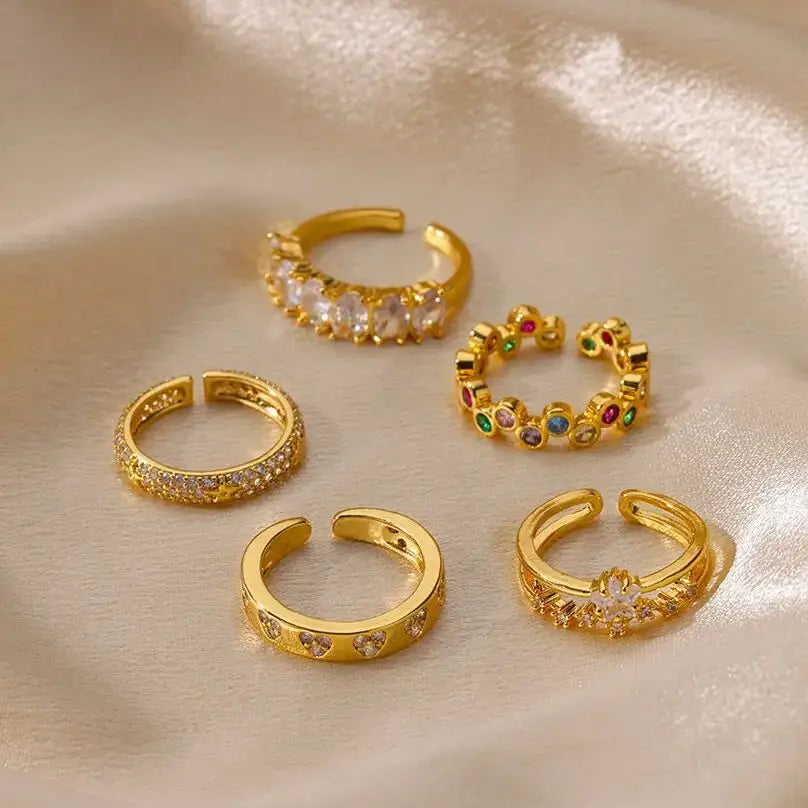 Solitaire Modern Ring Collection - Choose Your Unique Design