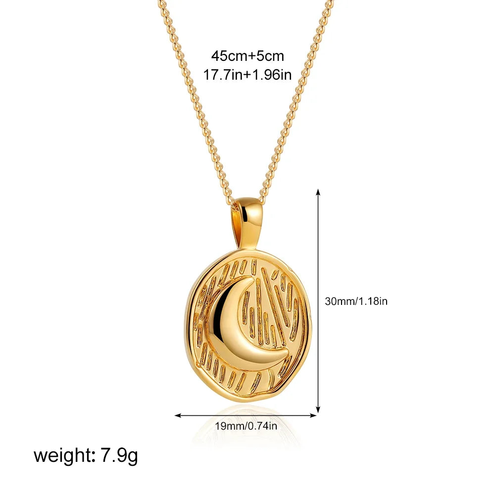 Celestial Sun & Moon Necklace