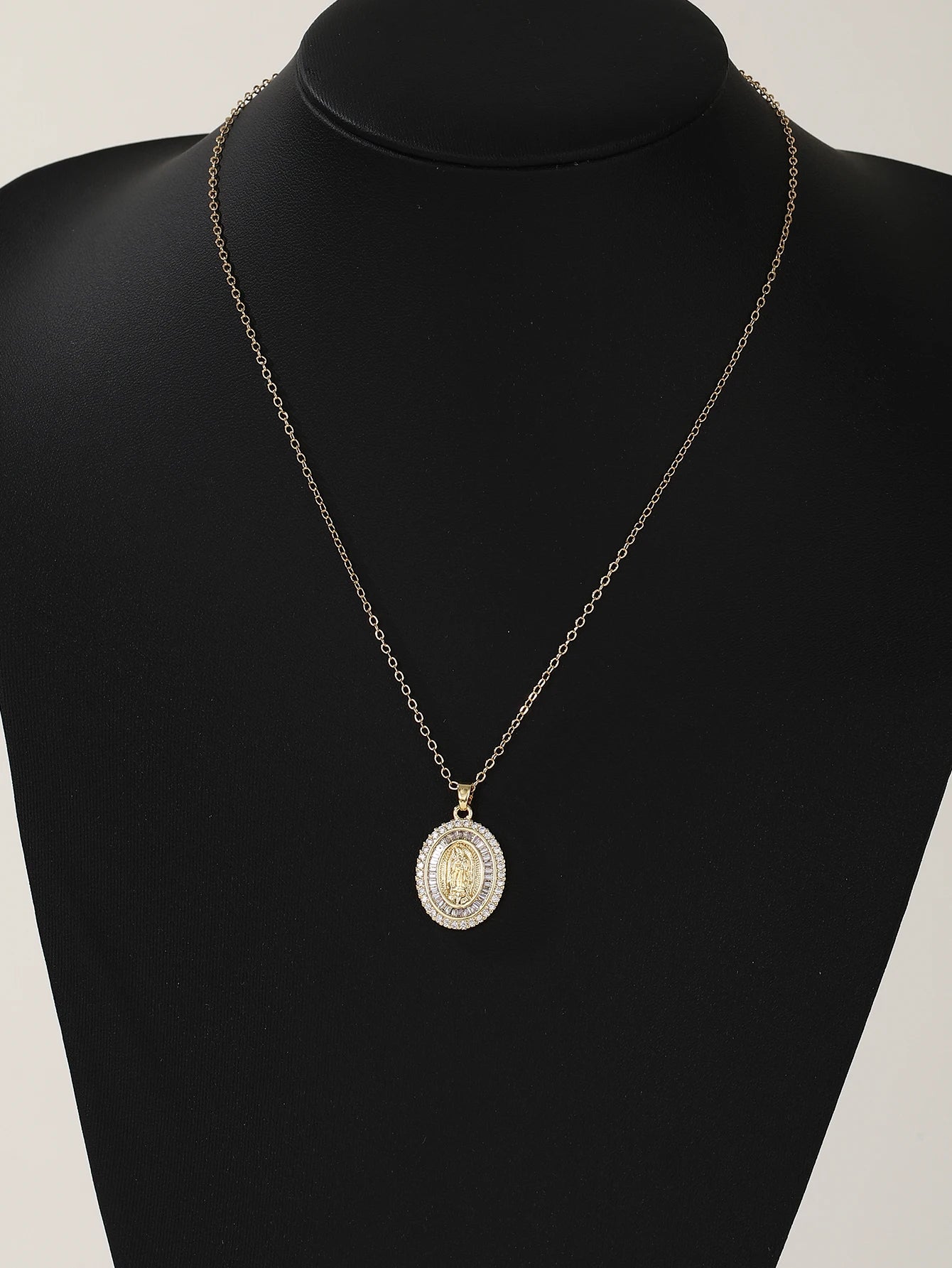 Luxury Gold Plated Multicolor CZ Pendant - Vintage Charm Necklace