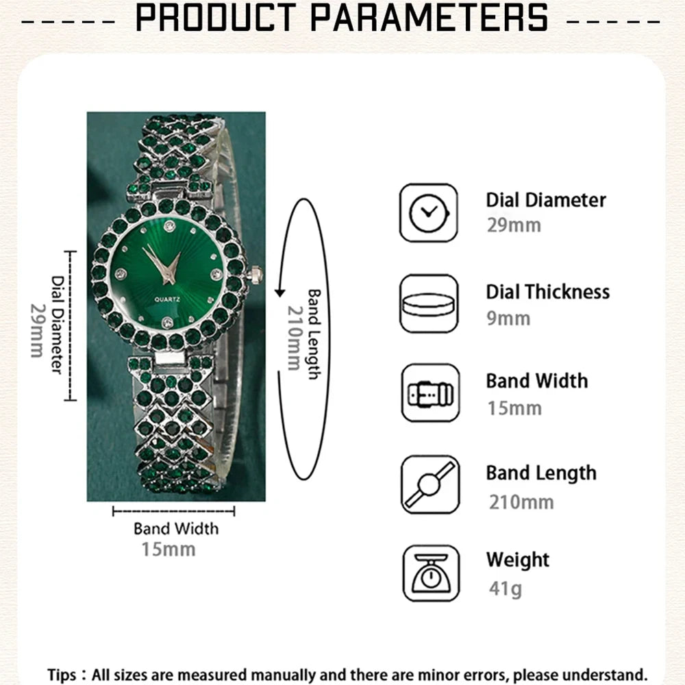 Enchanting Heartbeat" Green Set