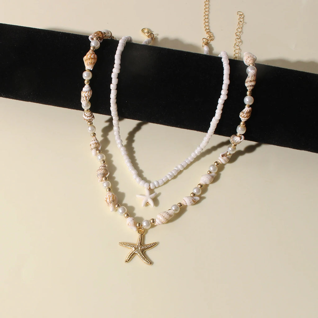 Double Layer Starfish Choker