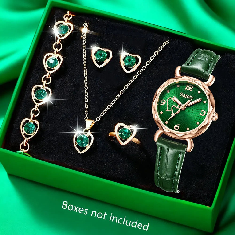 Enchanting Heartbeat" Green Set