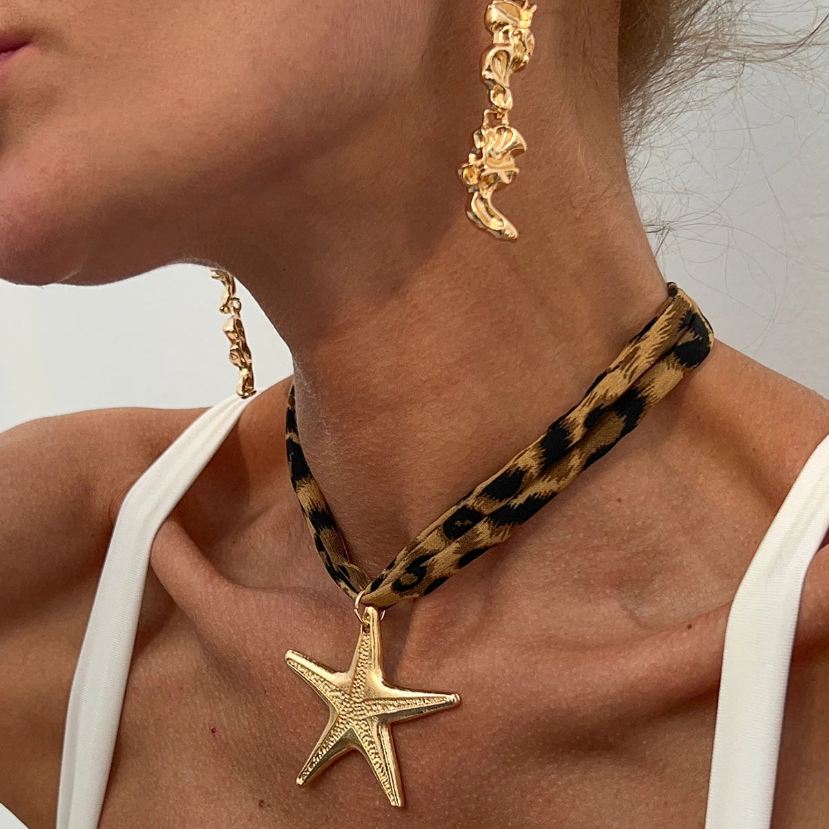 Ocean Leopard Starfish Choker