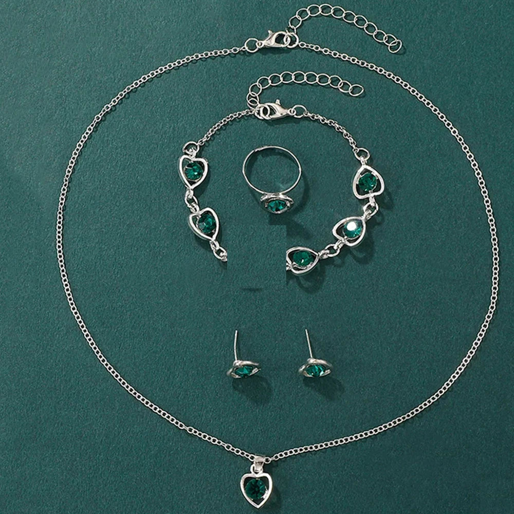Enchanting Heartbeat" Green Set