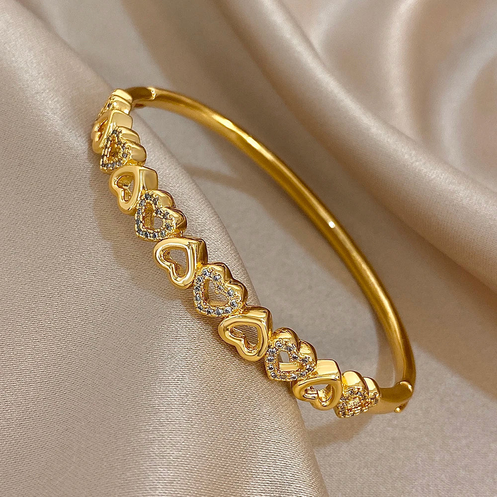 Heart Chain Bracelet
