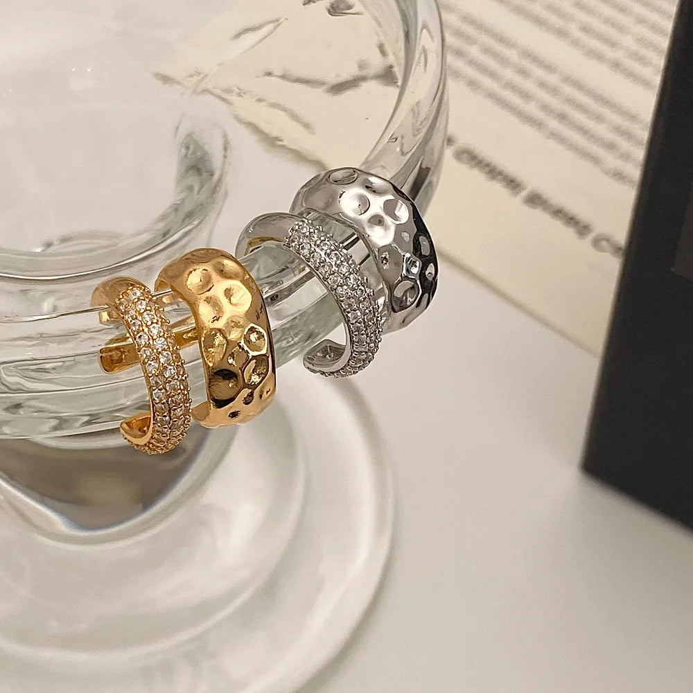 Exquisite Premium Metal Double Layered Ear Bone
