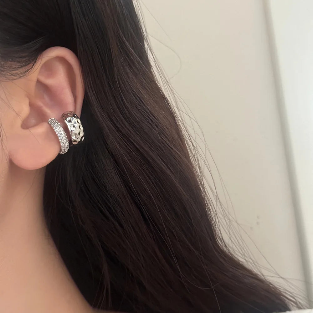 Exquisite Premium Metal Double Layered Ear Bone