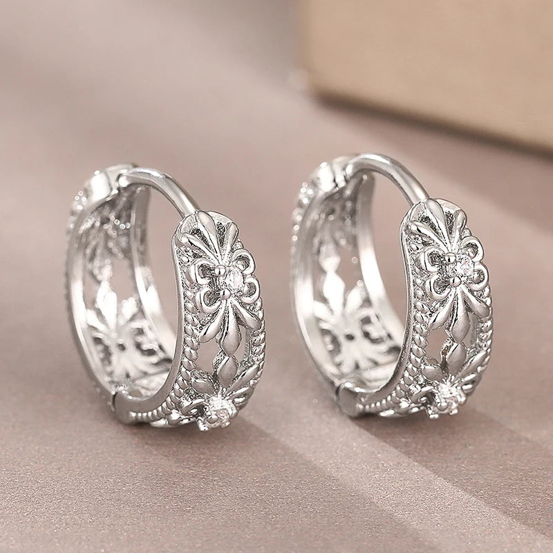 Filigree Royal Hoops