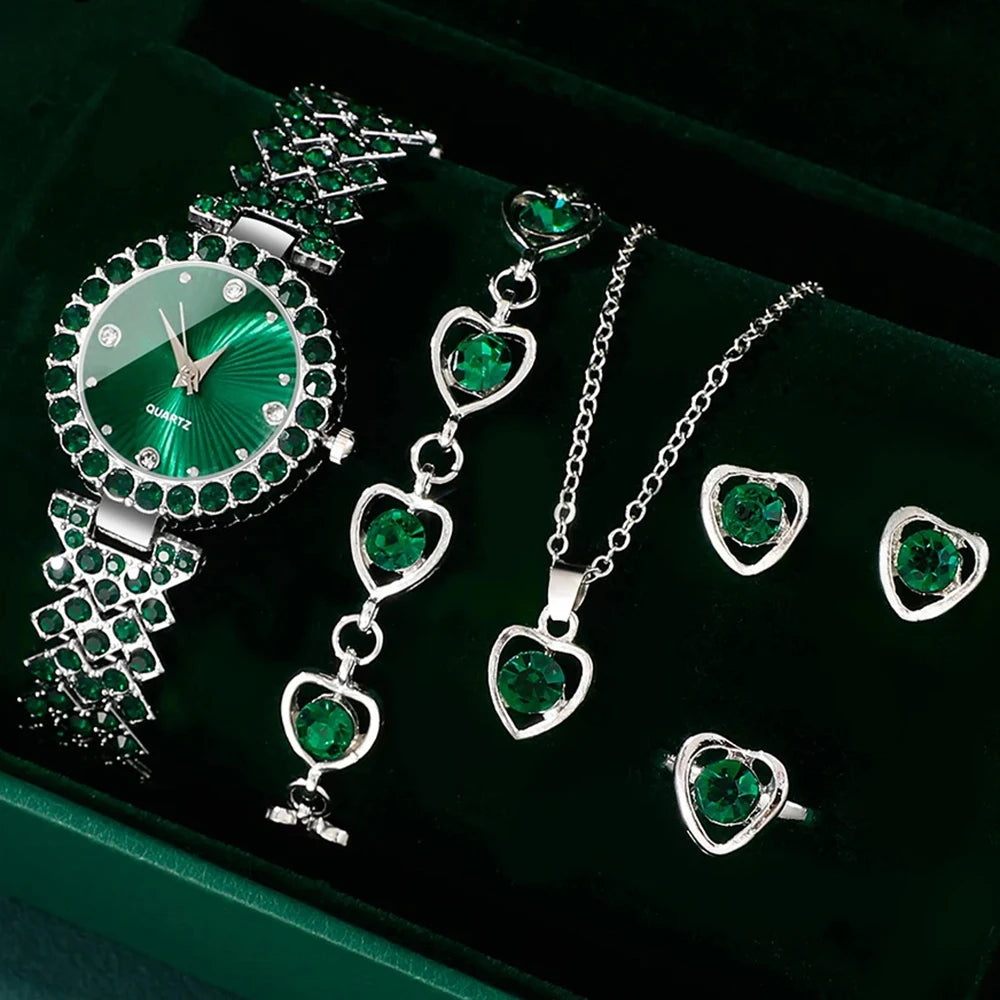 Enchanting Heartbeat" Green Set