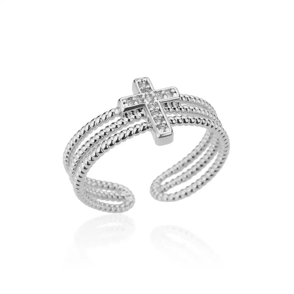 Stainless Steel Rings for Women Aesthetic Heart Gold Color Wedding