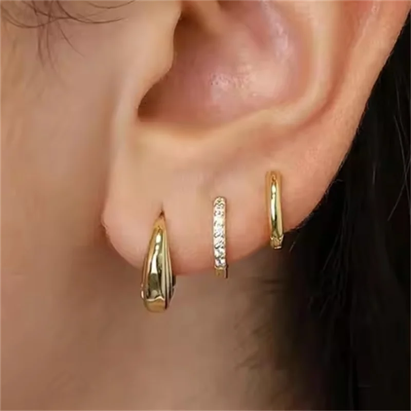 Trio Star" Earring Set - 3 Pieces